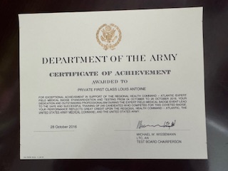 Certificate of Achievement